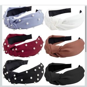 6 PCS Pearl Headbands